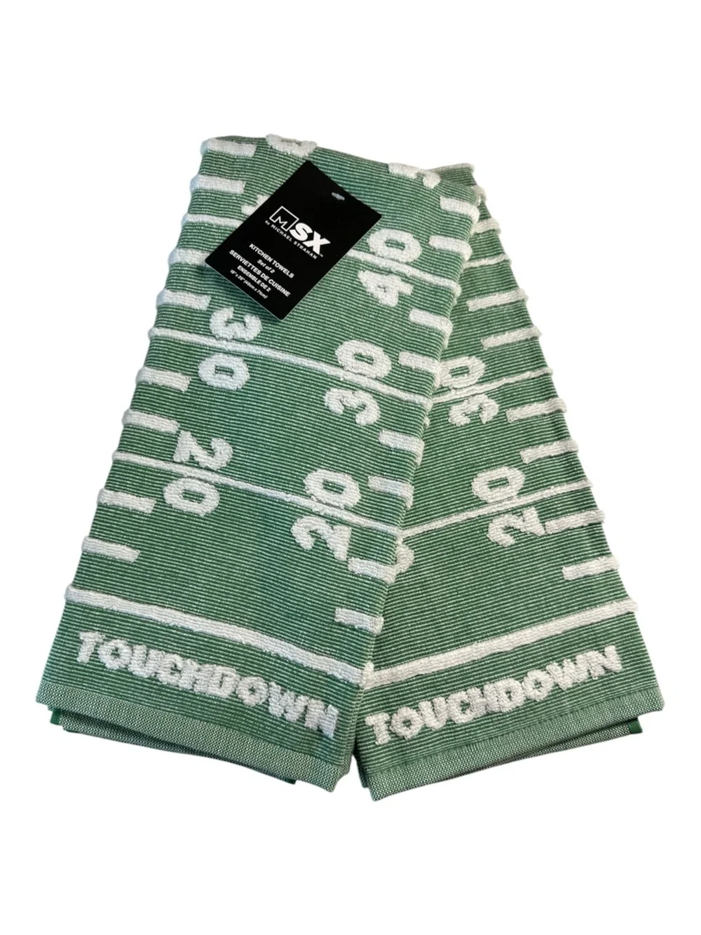 NEW MSX TOUCHDOWN Football Kitchen Towel Set/2